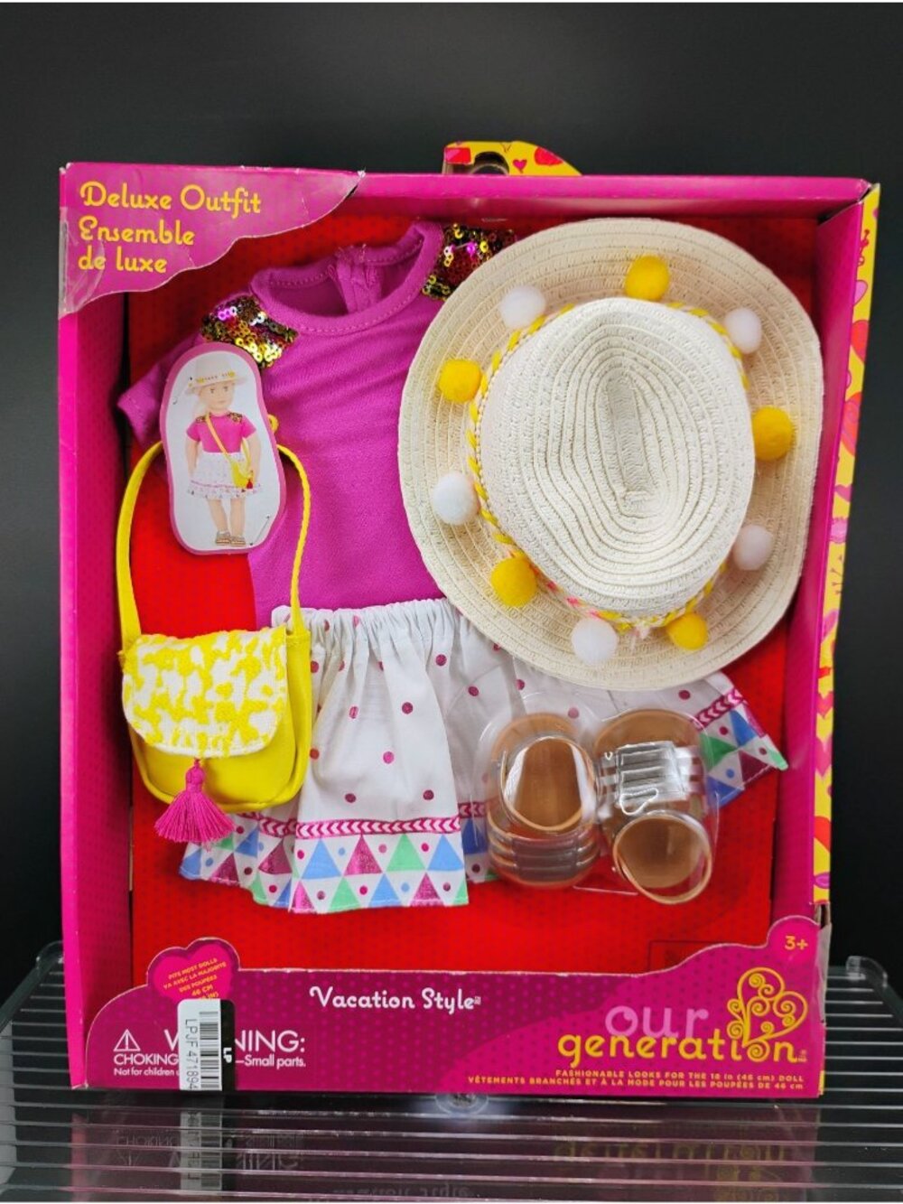 Our Generation Doll Deluxe Outfit Vacation Style Set